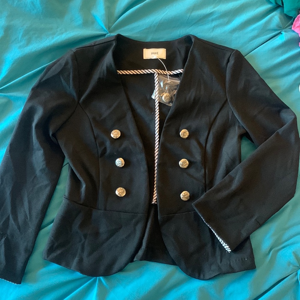 Knit Crop Blazer